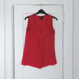 WHBM Red Blouse